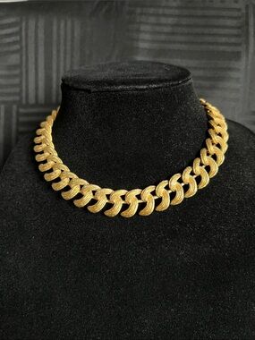Vintage Monet Gold-Tone Choker